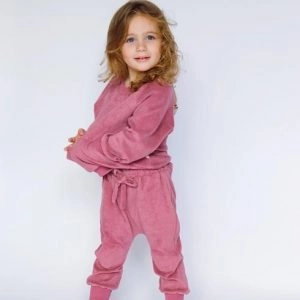 Rose Towelling Cotton Tracksuit