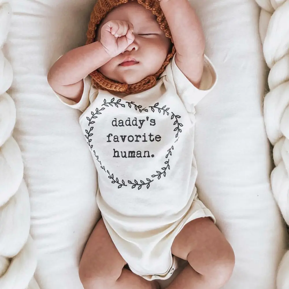 'Daddy's Favorite Human' Baby Grow Vest - Image 2