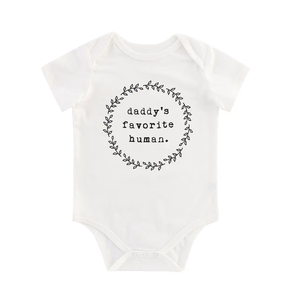 'Daddy's Favorite Human' Baby Grow Vest