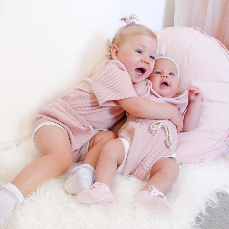 Pink Ribbed Summer Set - Image 2