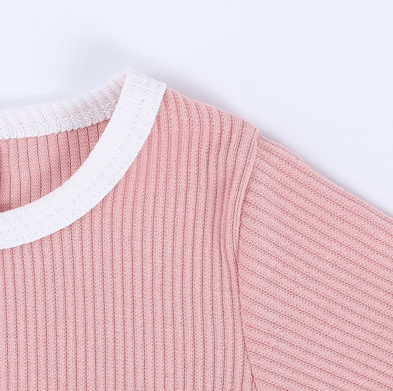 Pink Ribbed Summer Set - Image 4