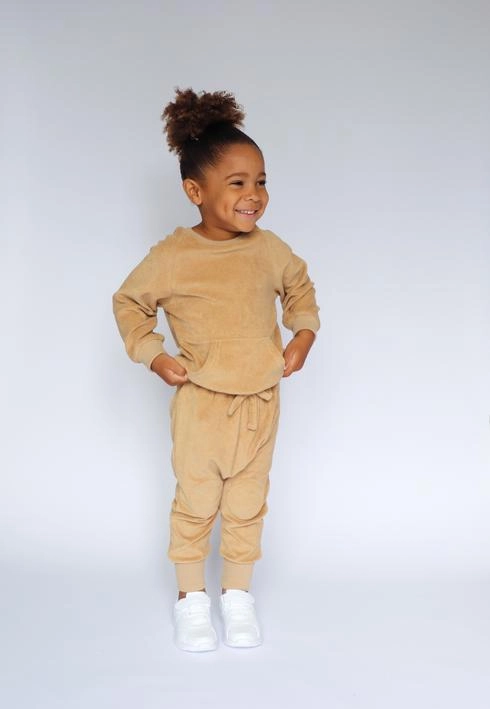 Sand Towelling Cotton Tracksuit - Image 3