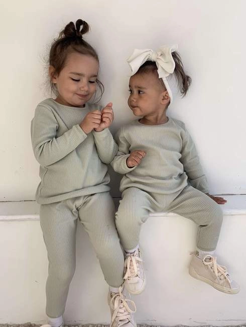 Sage Ribbed Lounge Wear