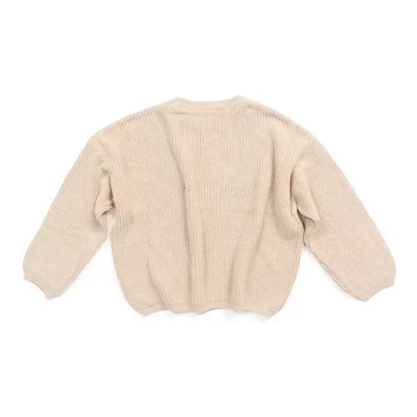 Beige Knitted Jumper - Image 2