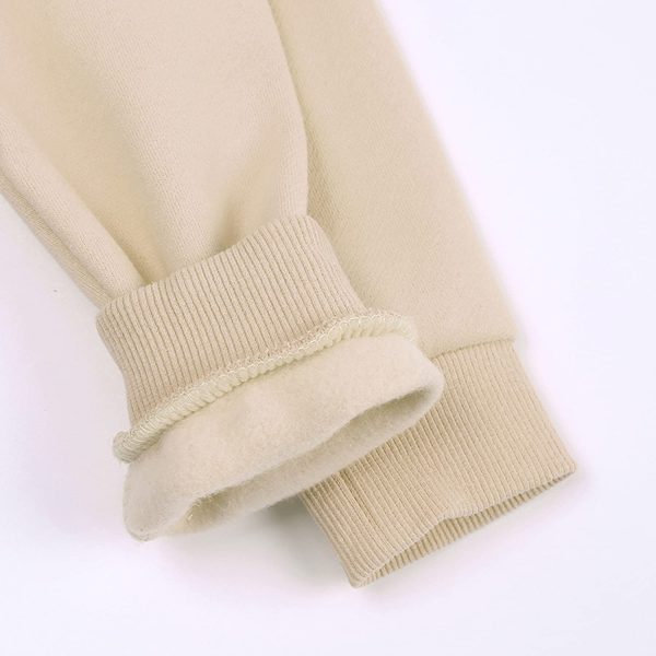 Cream Bear Hooded Fleeced Bodysuit - Image 2